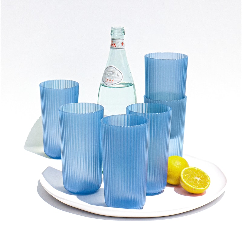 Abode Homewares Mesa PP Drinking Glass - 22 oz - Set of 6