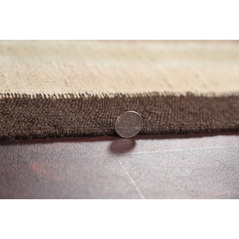 Natural Dye Kilim Oriental Staircase Runner Rug Hand-woven Wool Carpet - 3'5" x 12'8"
