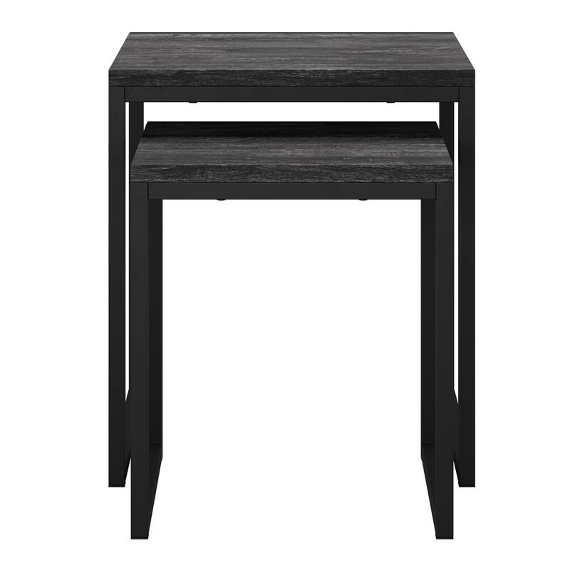 Set of 2 Square Nesting Side Tables