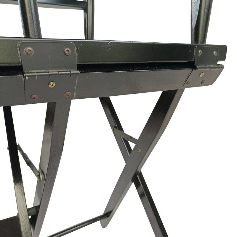 Casual Home 2-Piece Black Director's Chair Set - Foldable & Portable