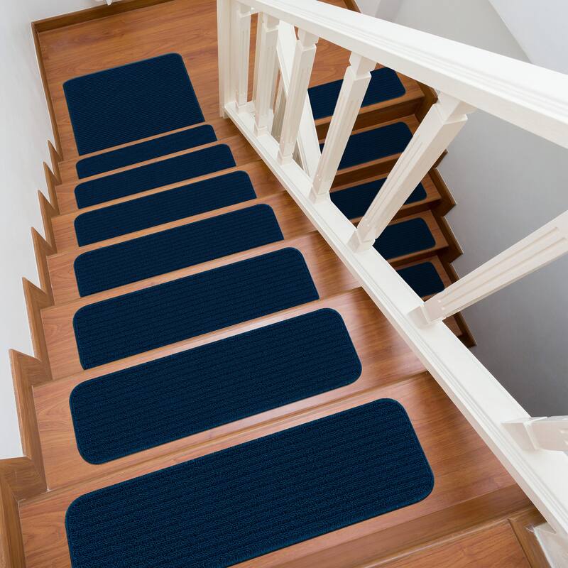 Beverly Rug Non Slip Stair Treads, Matching Landing Rug, Washable Runner Rug for Hallway