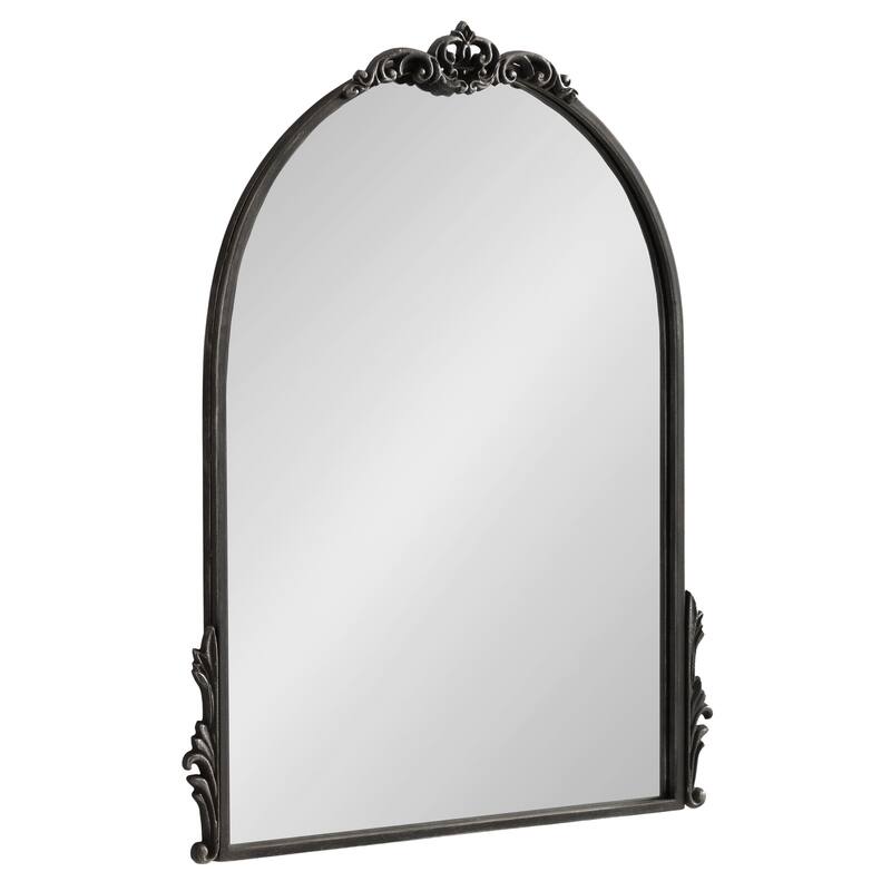Kate and Laurel Myrcelle Decorative Framed Wall Mirror - 21x26 - Black