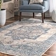 preview thumbnail 41 of 117, Brooklyn Rug Co Camila Faded Medallion Fringe Area Rug 2' x 3' - Light Blue