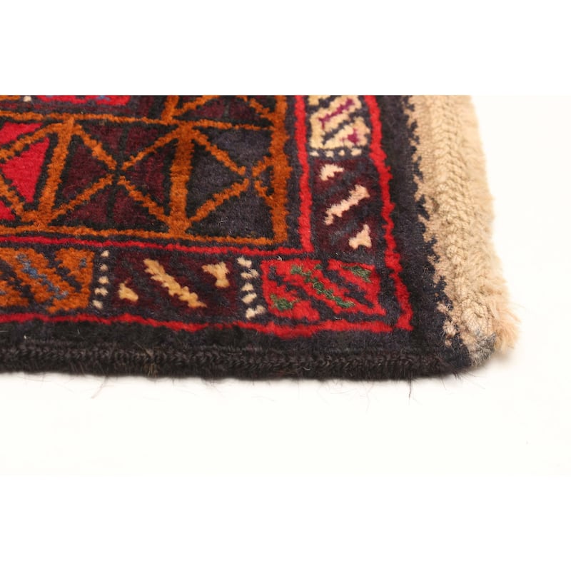 ECARPETGALLERY Hand-knotted Teimani Navy Wool Rug - 3'7 x 6'0