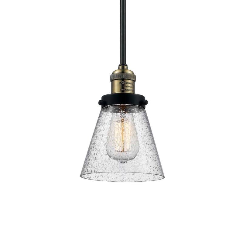 Innovations Lighting Small Cone Single Light 6" Wide Mini Pendant with