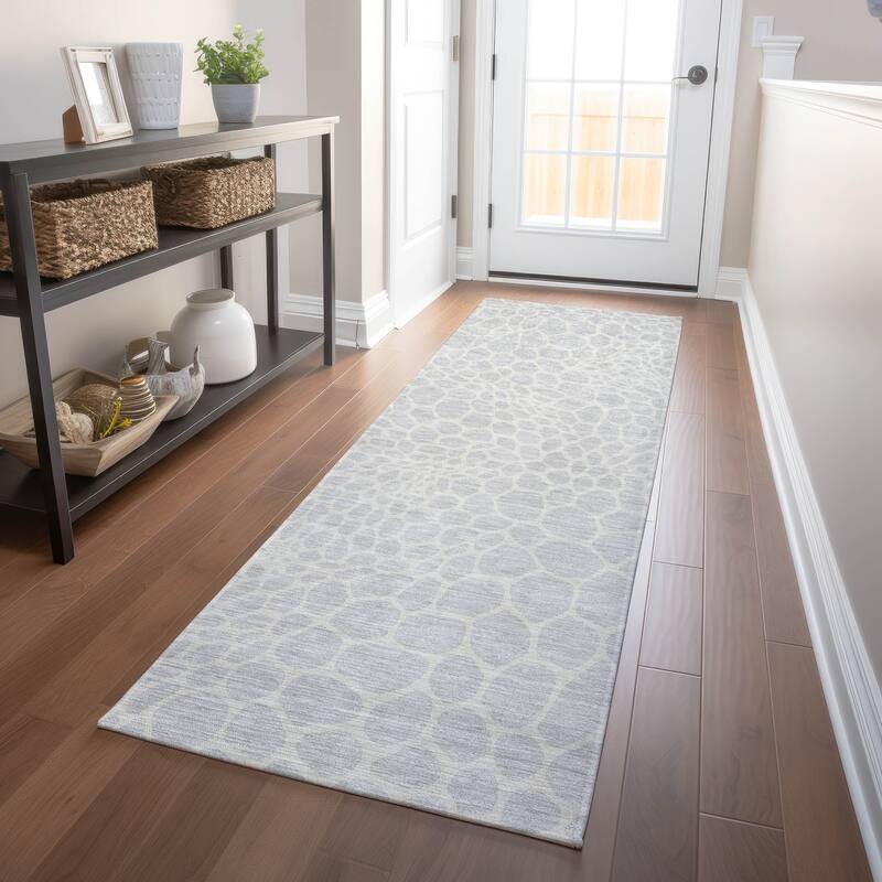 Machine Washable Indoor/ Outdoor Chantille Animal Print Rug