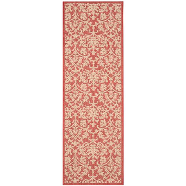 SAFAVIEH Courtyard Bettylou Indoor/ Outdoor Damask Area Rug