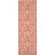 SAFAVIEH Courtyard Bettylou Indoor/ Outdoor Damask Area Rug