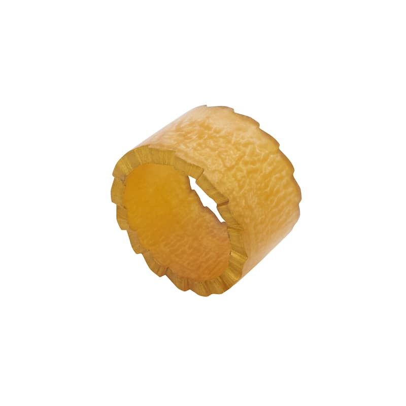 Resin Artistry Napkin Ring (Set of 4) - Gold - Set of 4