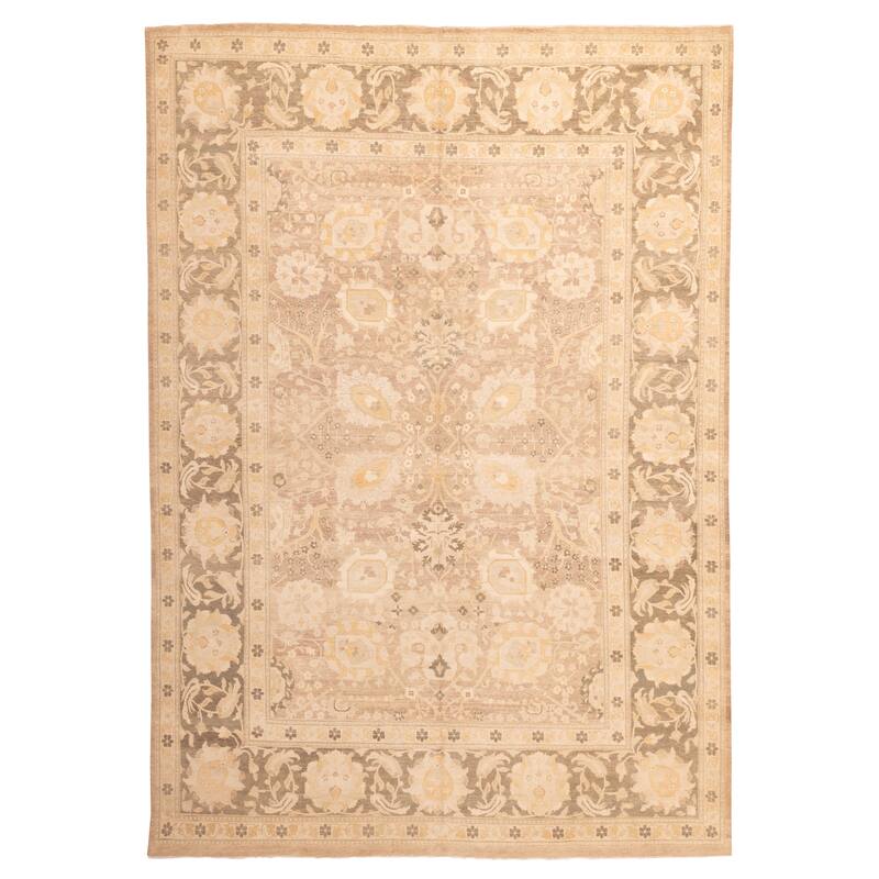 ECARPETGALLERY Hand-knotted Pako Persian 18 Of 20 Brown Wool Rug - 9'10 x 13'8