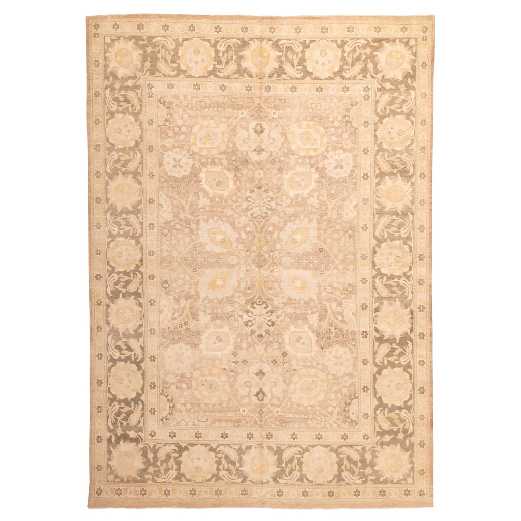 ECARPETGALLERY Hand-knotted Pako Persian 18 Of 20 Brown Wool Rug - 9'10 x 13'8