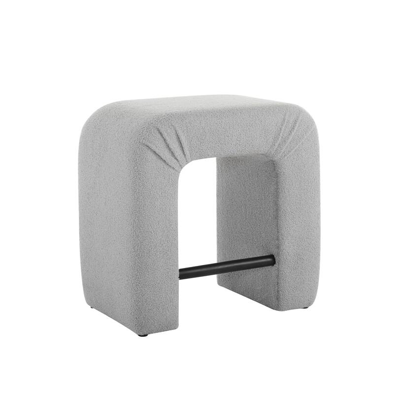 Grey U-Shaped Dining Stools Home Decor Stools Dining Chairs Dressing Stools Accent Chair Vanity Chair Office Chair