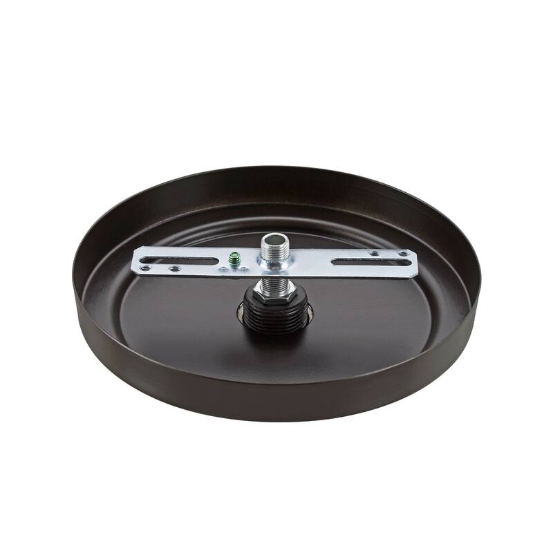 Aspen Creative Transitional Chandelier&Light Fixture Canopy Kit w/Collar Loop,Oil Rubbed Bronze,5-1/2"Diameter,1"Center Hole