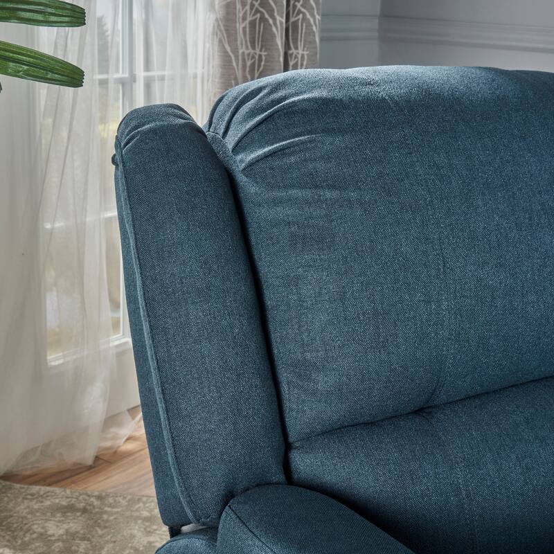 Jennette Fabric Swivel Gliding Recliner by Christopher Knight Home