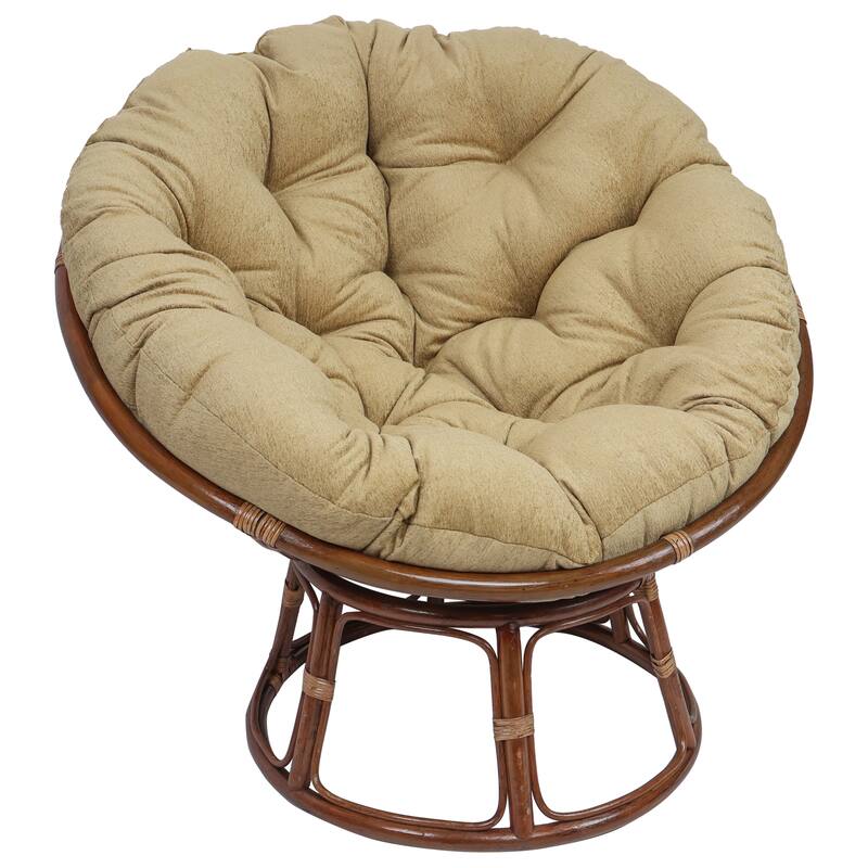 48-inch Jacquard Chenille Papasan Cushion (Fits 46-inch Papasan Frame) - 44 x 44 - Hawthorne Multi