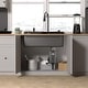 preview thumbnail 12 of 39, Lefton 304 Stainless Steel Waterfall Kitchen Sink Set with Pull-down Faucet KS2206 (Series)