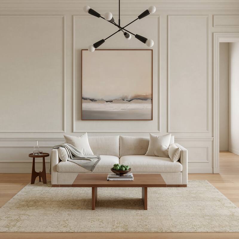 Nourison Home Sultana Indoor only Textured Persian Area Rug - Beige/Green - 9' x 12'