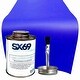 preview thumbnail 28 of 53, Moose Supply Inflatable Bounce House Vinyl Repair Kit with SX69 Glue Blue - 16 Ounce Glue