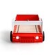 preview thumbnail 6 of 8, Rozo Contemporary Red Speedy Fire Engine Platform Kid Bed by Furniture of America