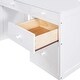 preview thumbnail 21 of 20, Multifunctional Twin Size Loft Bed with Built-In Desk, Storage Drawers and Shelves, Pine Wood Frame with Safety Rails and Ladder
