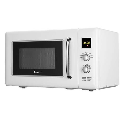 ZOKOP 0.9 Cu.ft. 900W Retro Countertop Microwave