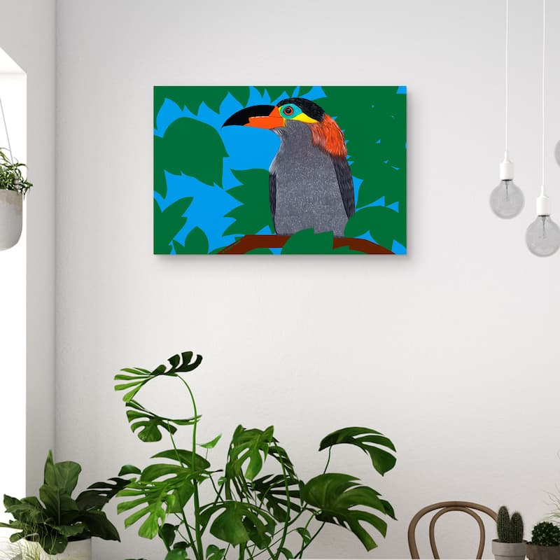Toucanet by Synthia SAINT JAMES Canvas Art Print
