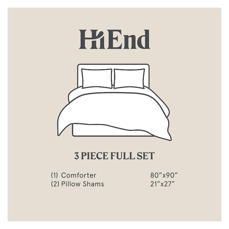 Paseo Road Clifton Cabin Lodge Bedding Houndstooth Pattern 3 Piece Comforter Set