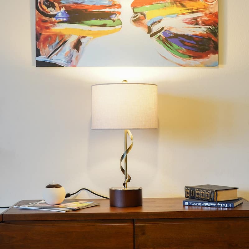 Bedside Desk Lamp Solid Wood Creative Lights Reading Living Room Table Lamps Foundry Twisted Metal Table Lamp 110V