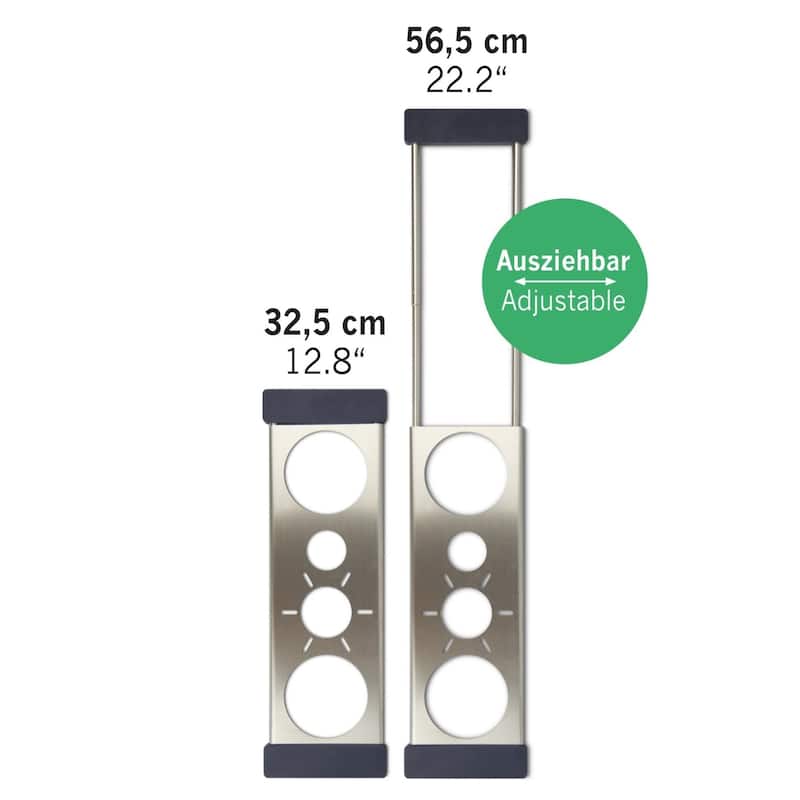 Sanni Shoo drip.it Stainless Steel Multifunctional Kitchen Sink Caddy, Drainer & Organizer