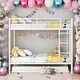 preview thumbnail 2 of 9, Elegant Full Over Full Metal Bunk Bed with Trundle