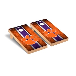 Clemson Tigers Vintage Cornhole Board Set
