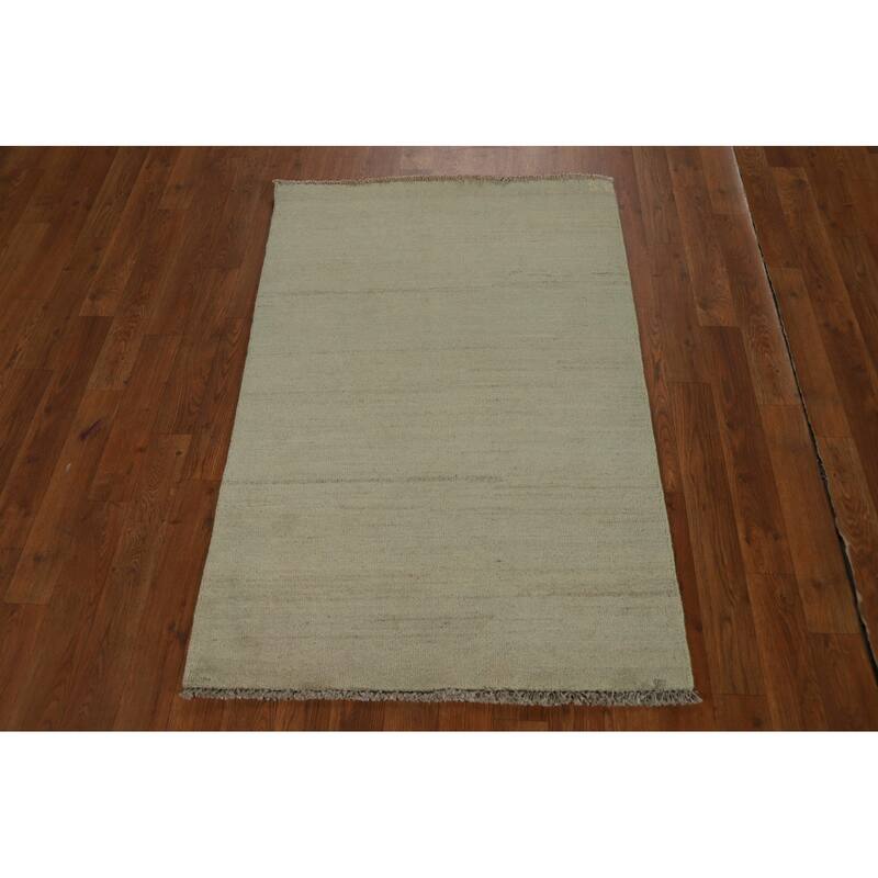 Modern Gabbeh Oriental Accent Rug Handmade Wool Carpet - 2'8"x 3'11"