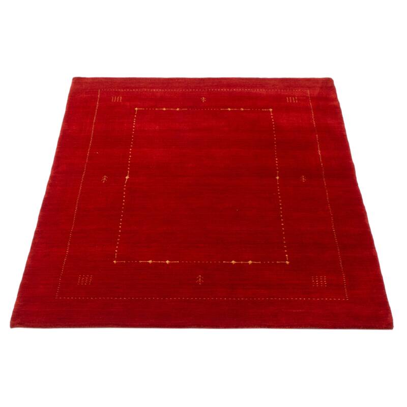 Kashkuli Gabbeh Red Rug 4'8" x 6'4" - 4'8 x 6'4