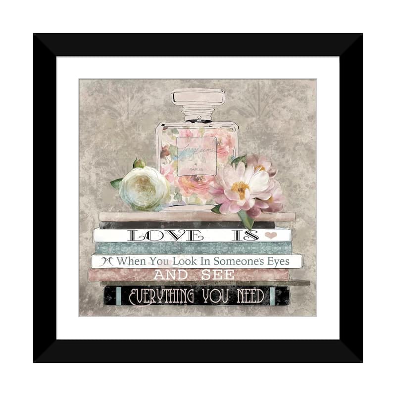iCanvas "Perfume Love" by Carol Robinson - Black - 24x24x1