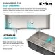 preview thumbnail 119 of 142, KRAUS Kore Workstation Undermount Stainless Steel Kitchen Sink