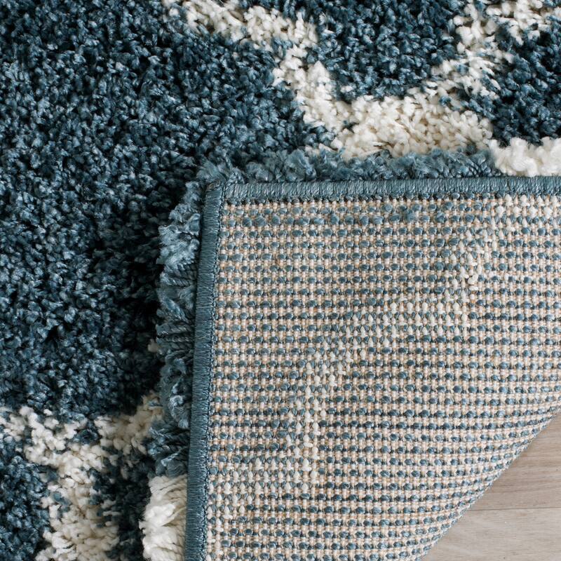 SAFAVIEH Hudson Shag Vitchka Glam Trellis 2-inch Area Rug