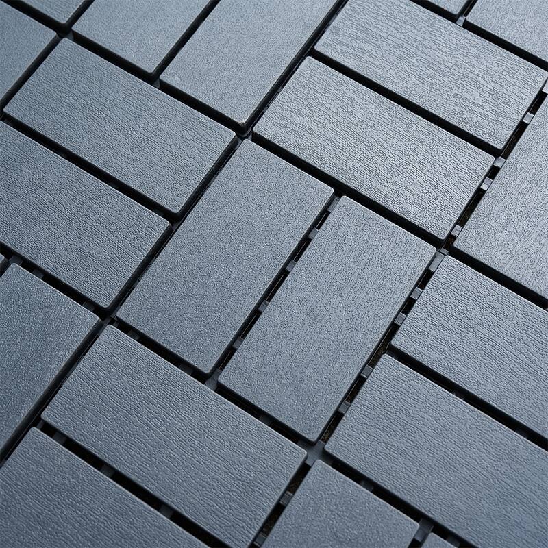 1 ft. x 1 ft. Outdoor Patio Deck Tiles, Garage Floor Tiles(Box of 44) - Grey 2