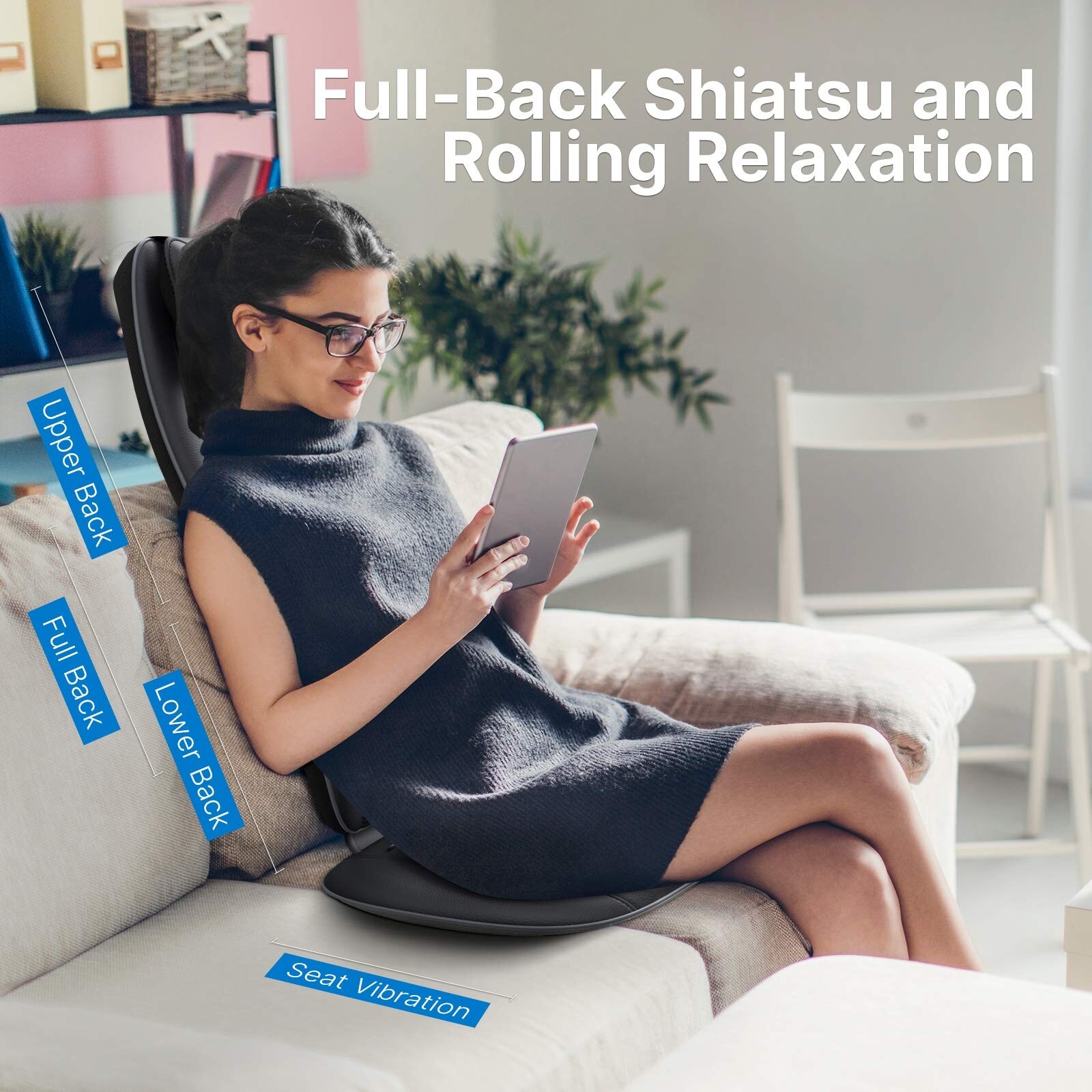 Costway Shiatsu Back and Neck Massager Kneading Shoulder Massage - Bed Bath  & Beyond - 21248869