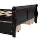 preview thumbnail 26 of 50, Full Wood Platform Bed with Drawers - Elegant Design, No Box Spring Needed