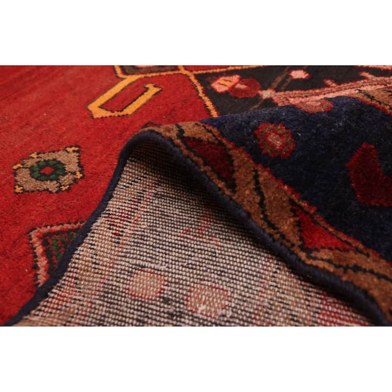 ECARPETGALLERY Hand-knotted Andelz Red Wool Rug - 4'7 x 6'1