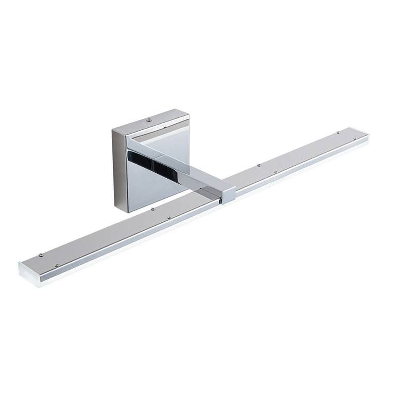 Dimmable Linear LED Chrome Vanity Wall Sconce 3CCT 17W 24in