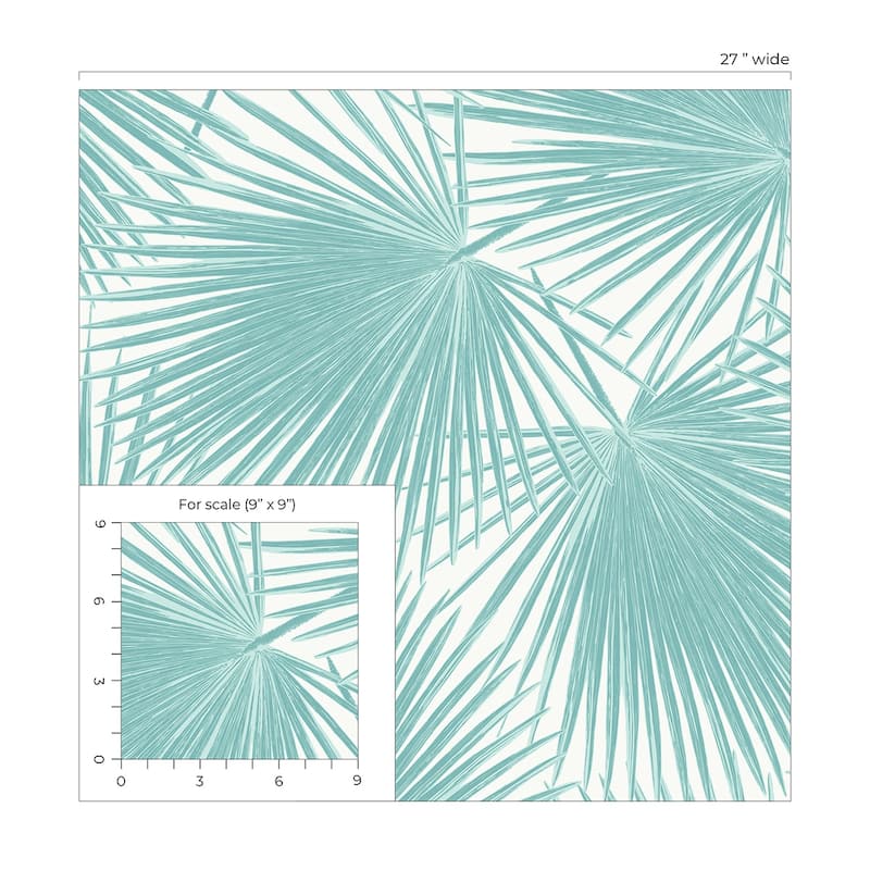 NextWall Aruba Palm Peel and Stick Wallpaper