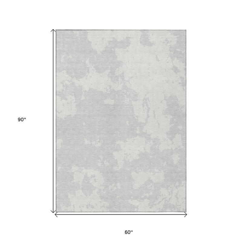 HomeRoots Abstract Transitional Rectangle Outdoor Rug