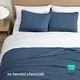 preview thumbnail 13 of 38, Crinkle Texture Microfiber 3-Piece Quilt Set, Enzyme Washed, Oversized