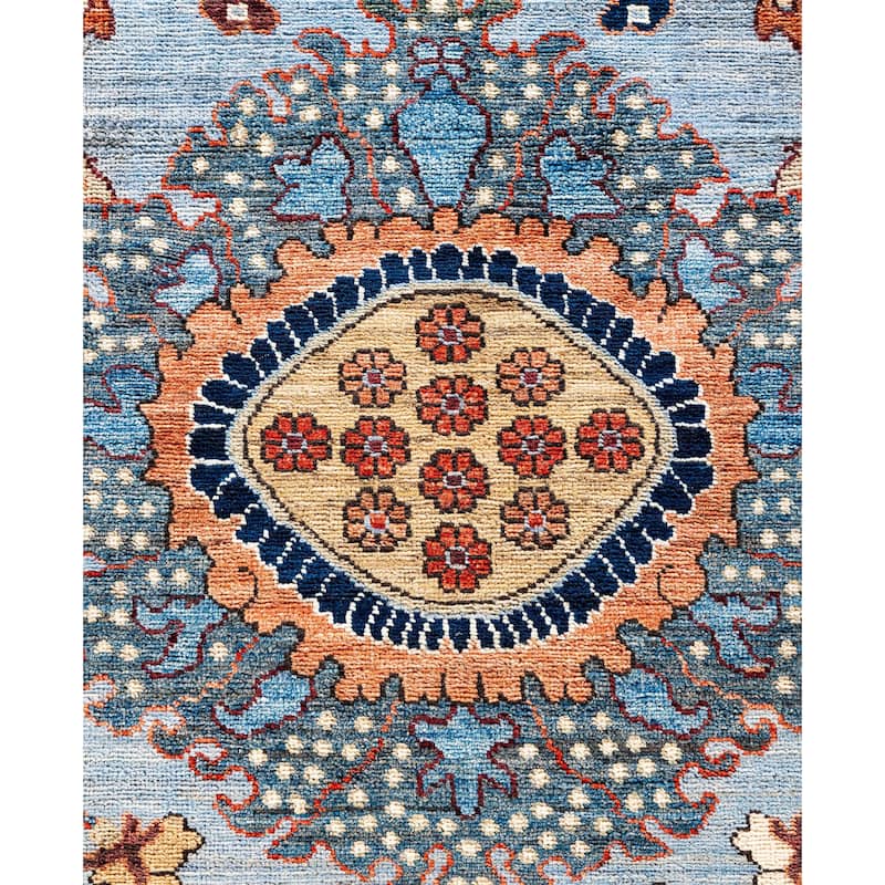 Serapi One-of-a-Kind Hand-Knotted Area Rug - Gray - 10' 0" x 13' 8"