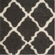 preview thumbnail 66 of 162, SAFAVIEH Dallas Shag Giusy Trellis 1.5-inch Thick Rug 10' Square - Dark Grey/Ivory - Square