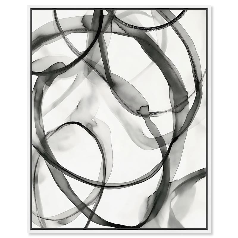 Dynamic Interplay I Canvas by Art Remedy - White - 20" x 24"
