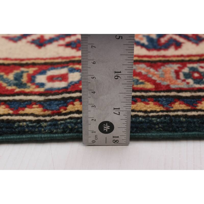 ECARPETGALLERY Hand-knotted Uzbek Ghazni Navy Wool Rug - 5'1 x 7'0