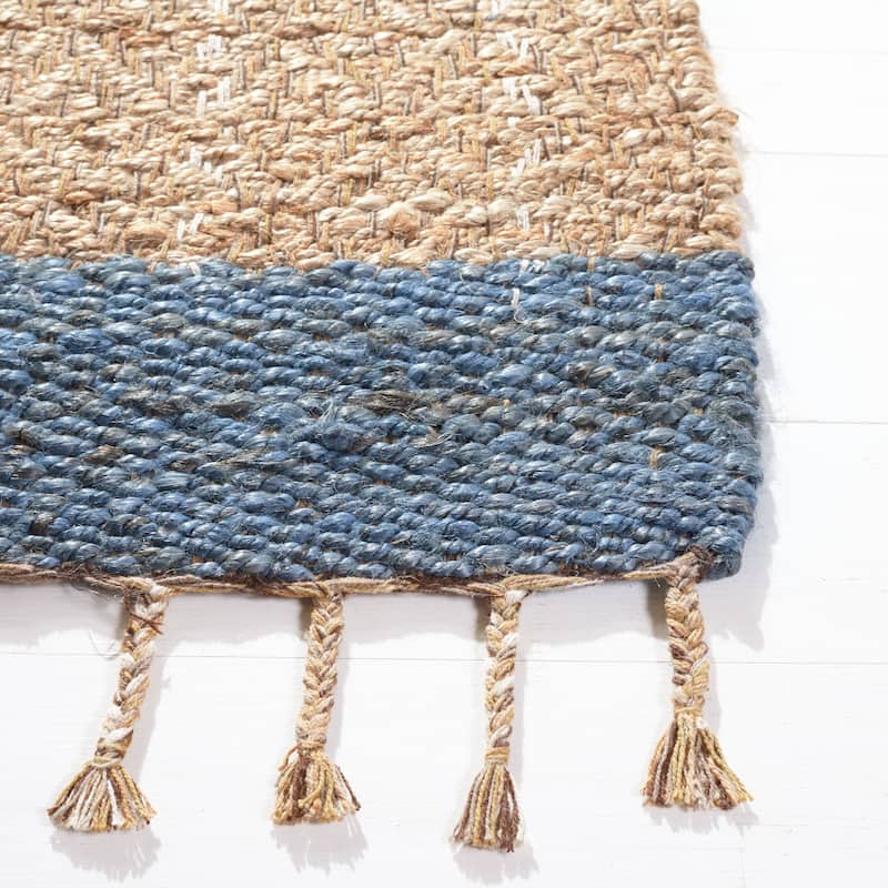 SAFAVIEH Handmade Cape Cod Senada Jute Tassel Rug
