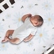 preview thumbnail 2 of 3, Lambs & Ivy Sweet Daisy 100% Cotton White/Blue Floral Baby Fitted Crib Sheet